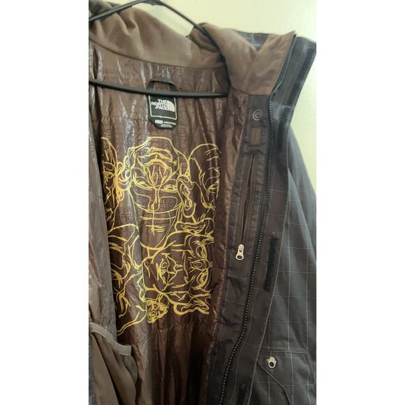 THE NORTH FACE Hooded Jacket ~ Windowpane Black ~ XL - Picture 4 of 11